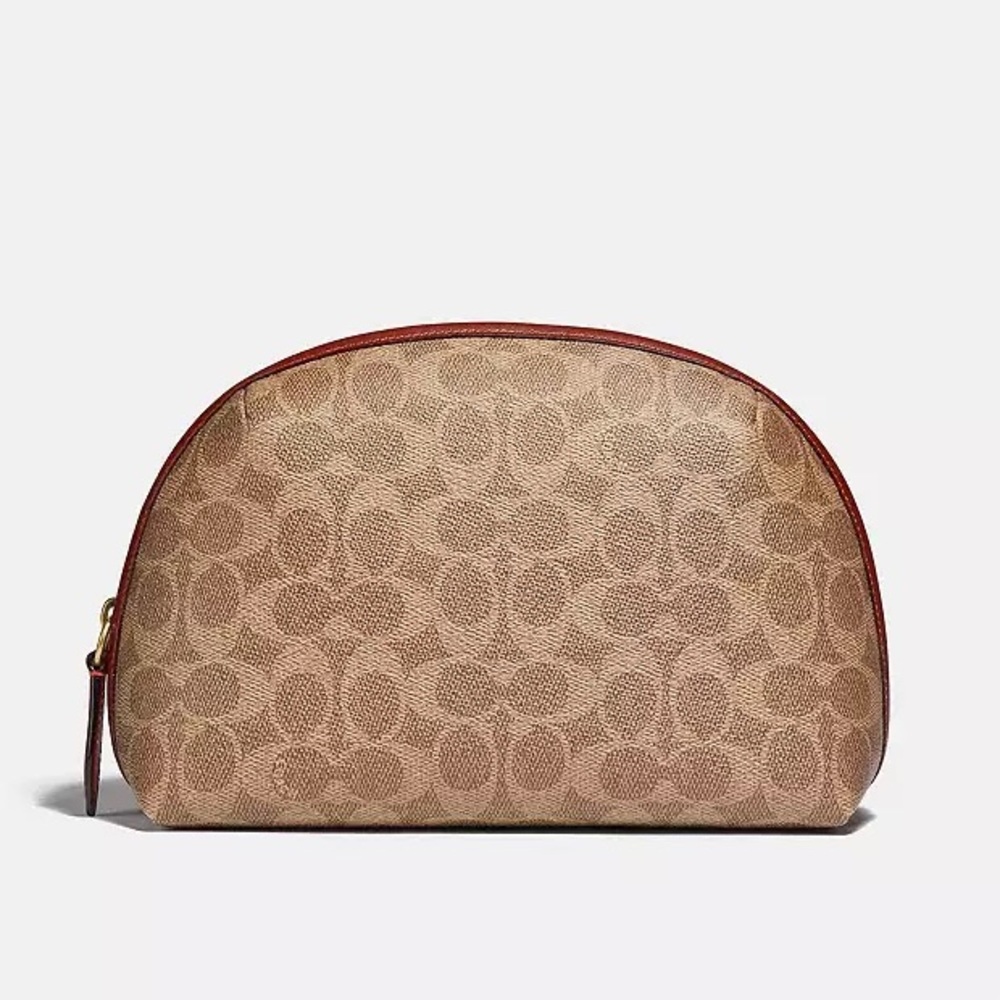 COACH Julienne Cosmetic Case 22 In Signature Canvas